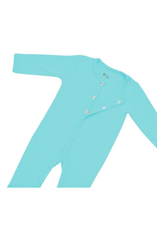 Kyte Baby Robin Snap Romper In Blue
