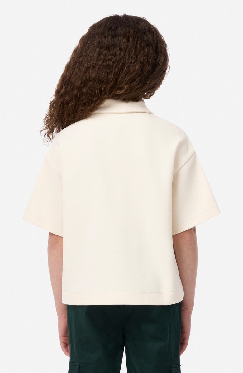 Lacoste Kids
 Stretch Cotton Piqué Oversize Polo, Alternate, color, Lapone