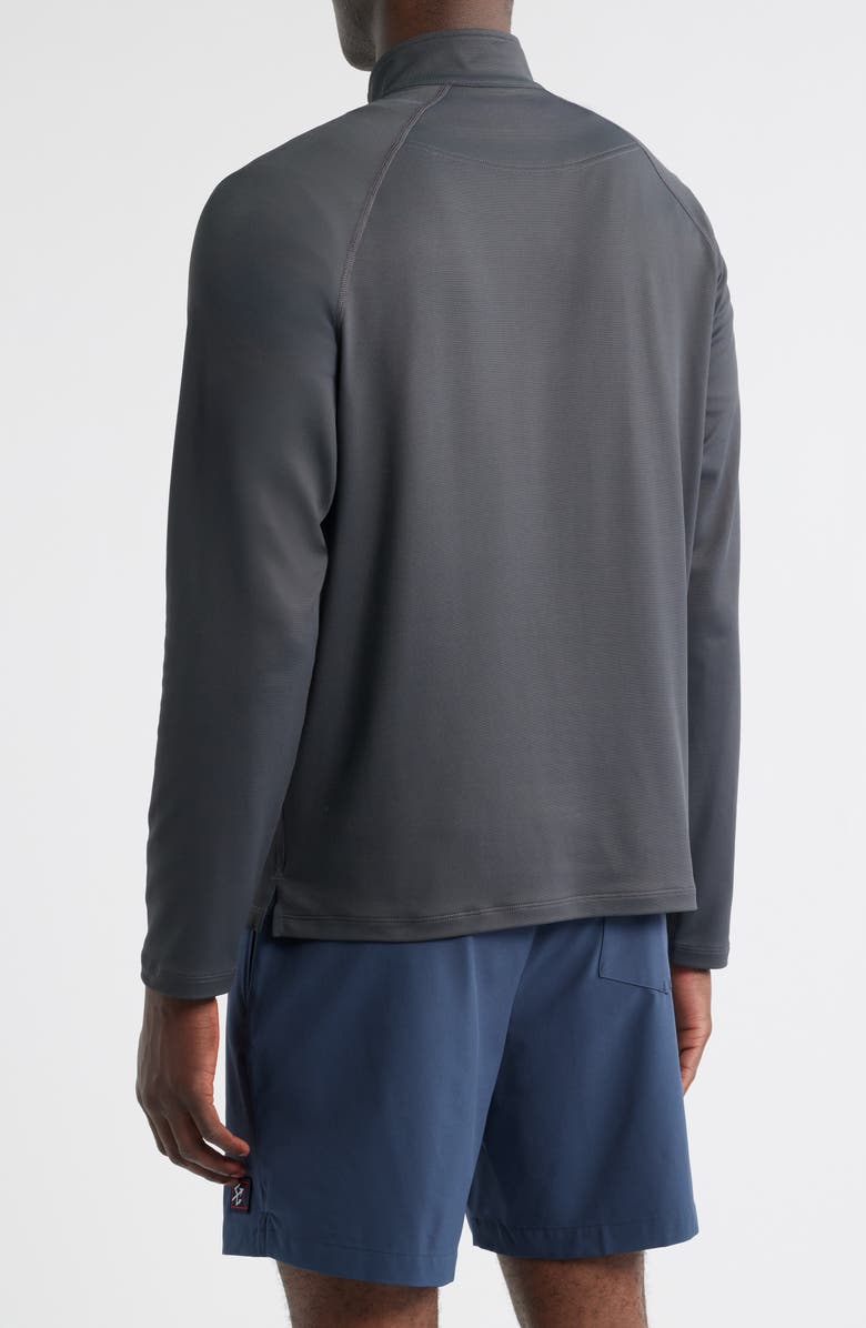 Rhone Session Quarter Zip Pullover, Alternate, color, Asphalt