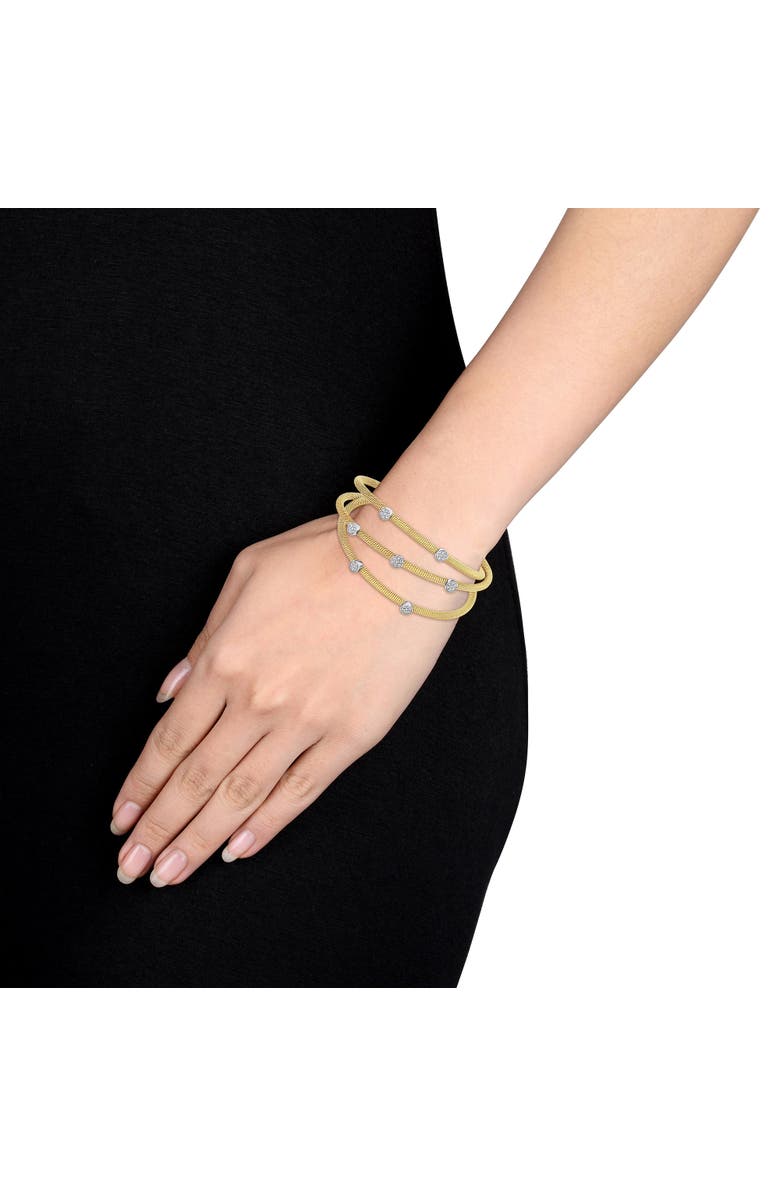 Julianna B. Diamond Spiral Bangle 14k Yellow Gold, Alternate, color, 14K Yellow Gold