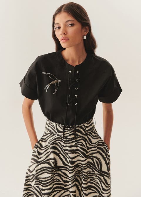 Celeste Cotton Blouse
