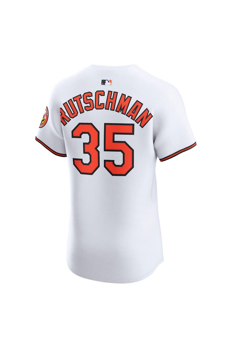 Men's Nike Adley Rutschman White Baltimore Orioles Home Elite Jersey, Alternate, color, White
