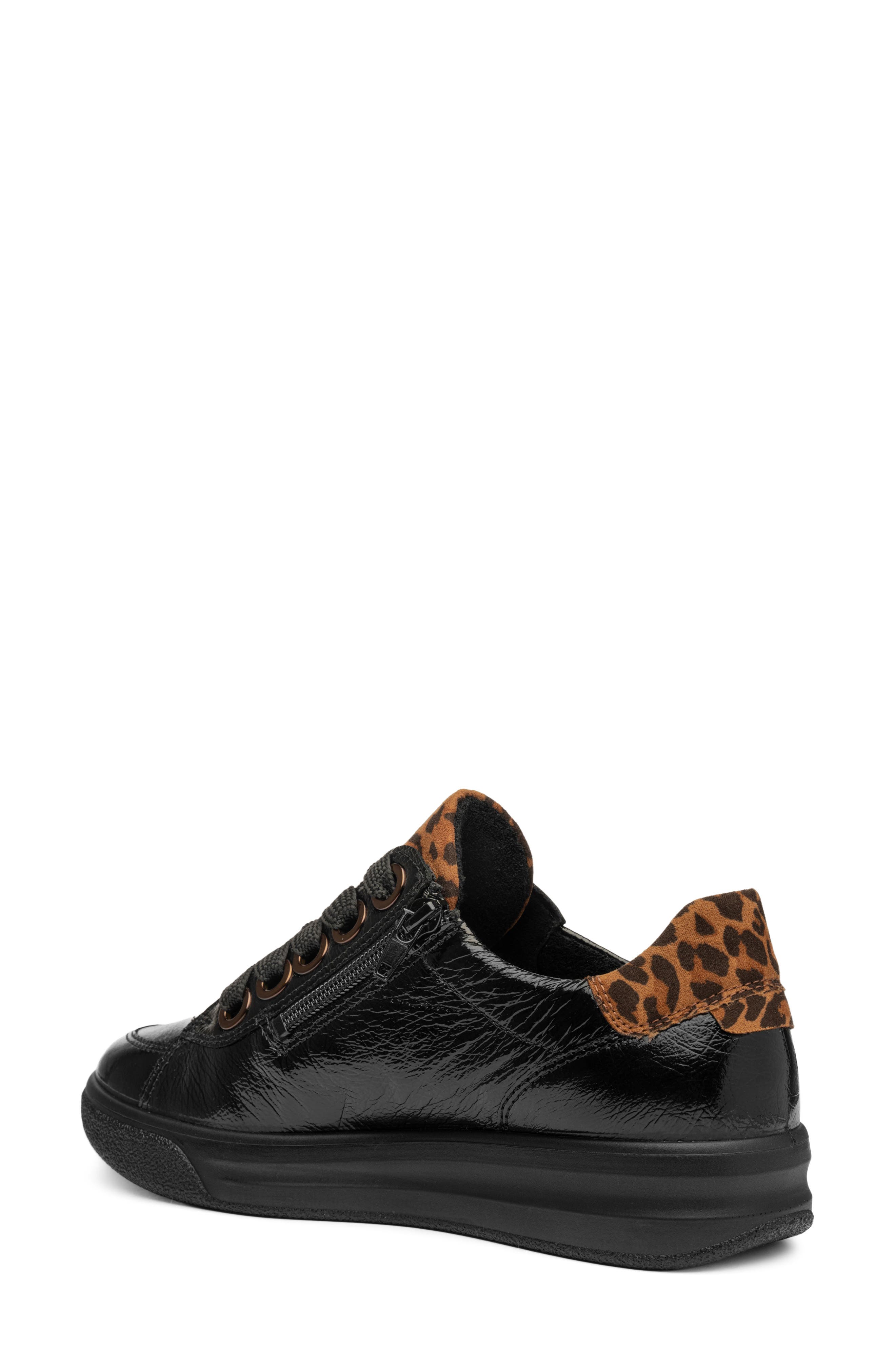 Flora Sneaker, Alternate, color, BLACK 1