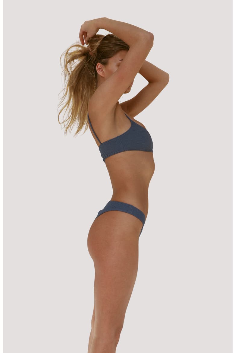 Sonny Textured Bikini Top, Alternate, color, VINTAGE INDIGO RIPPLE