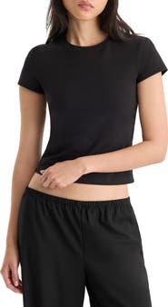 Good American The Cap Sleeve Tee