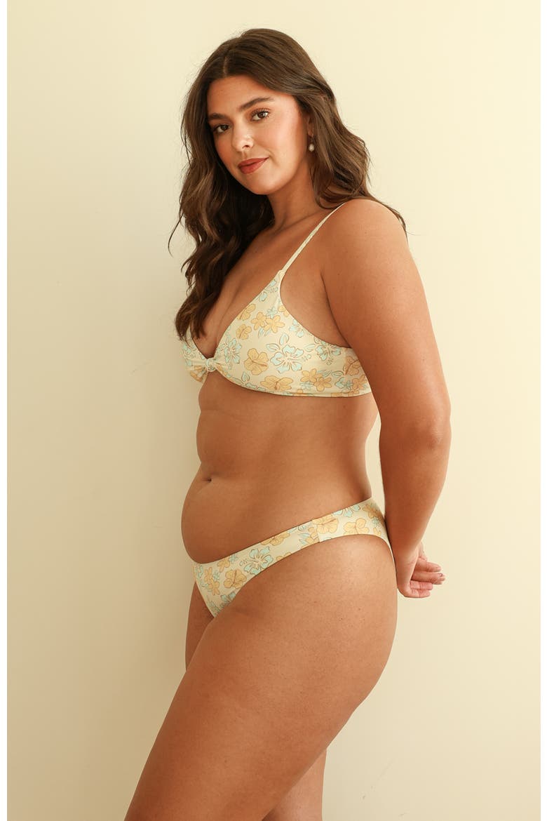 Nocturnal Cheeky Bikini Bottom, Alternate, color, Bahama Mama