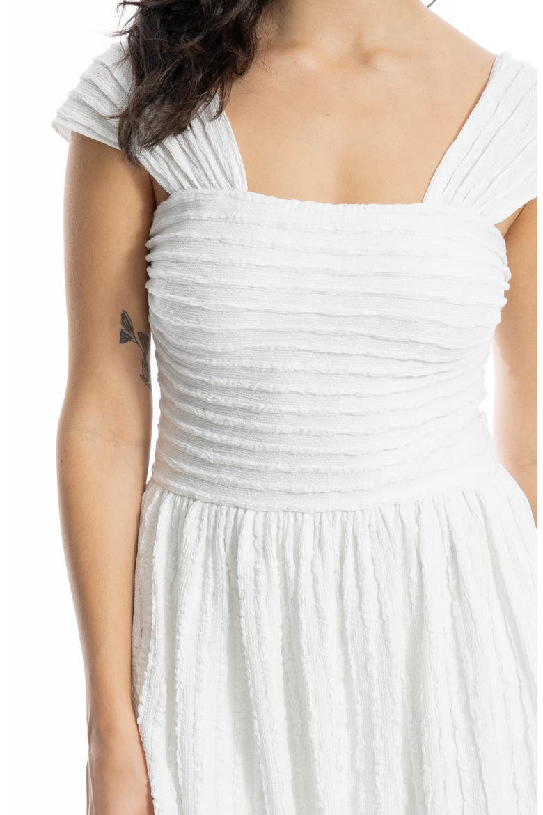 Textured Knit Maxi Dress, Alternate, color, WHITE