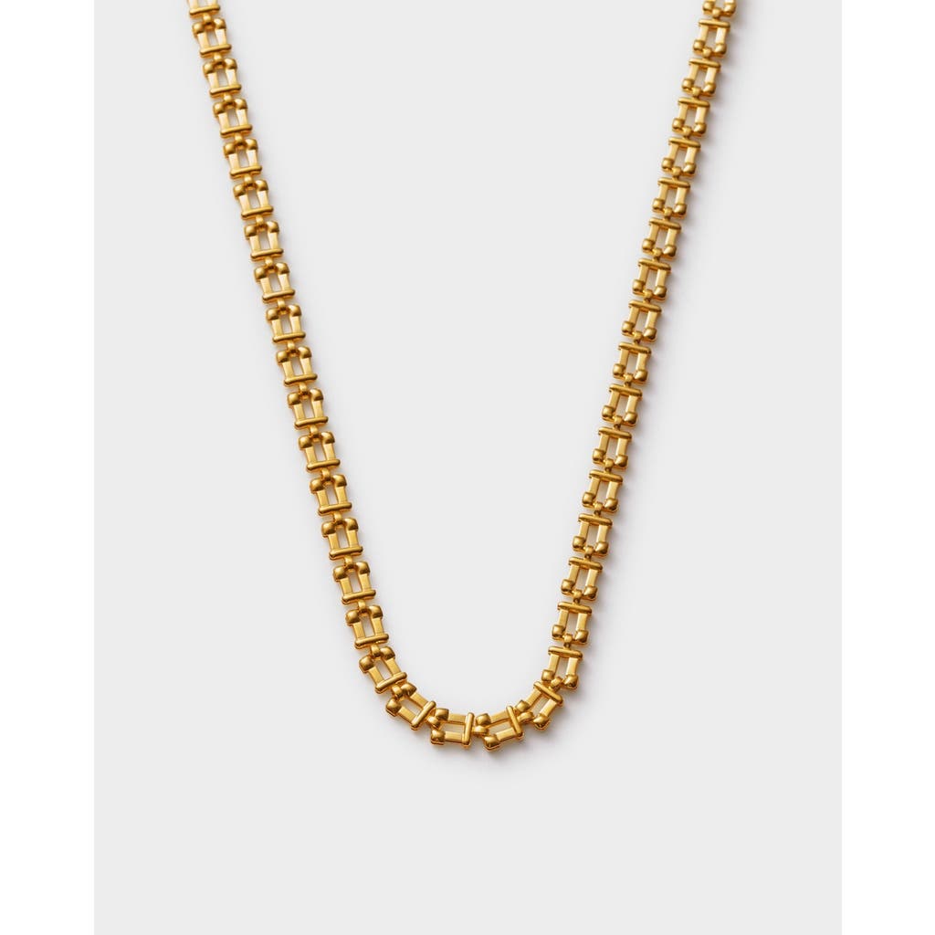 Katie Loxton Grecian Waterproof Gold Link Necklace In Gold