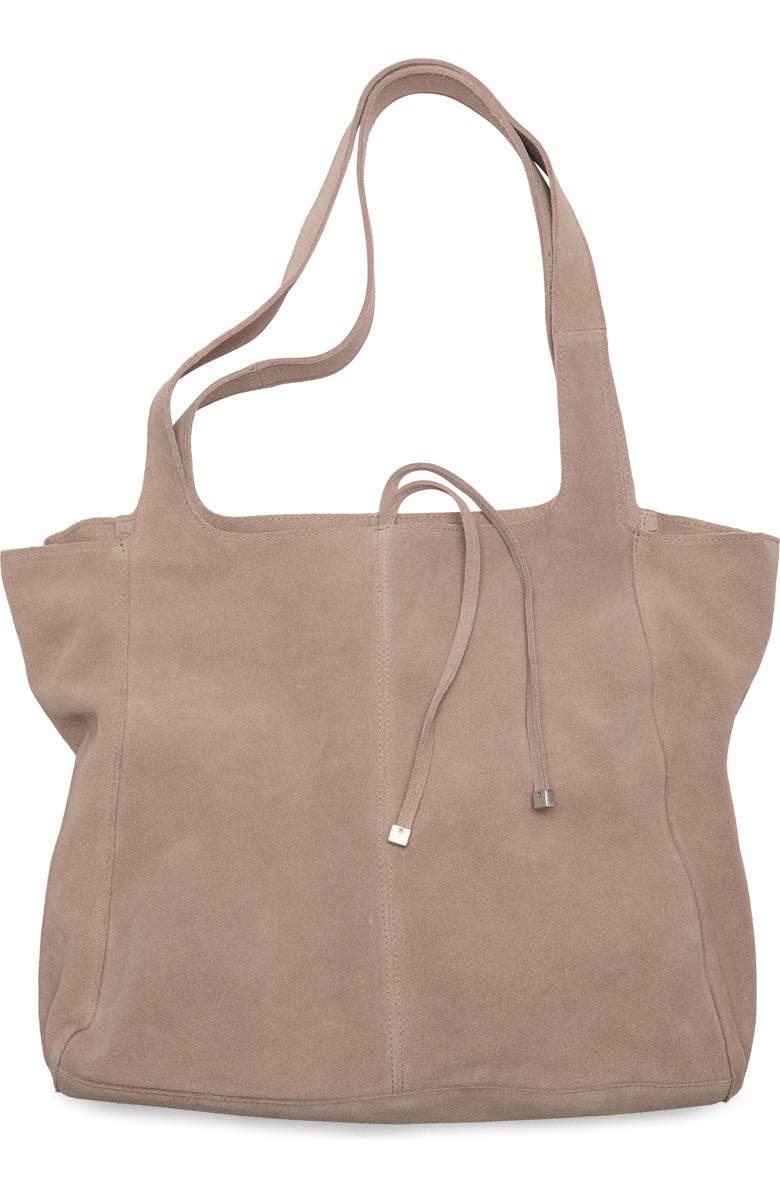 MANGO Suede Shopper, Alternate, color,