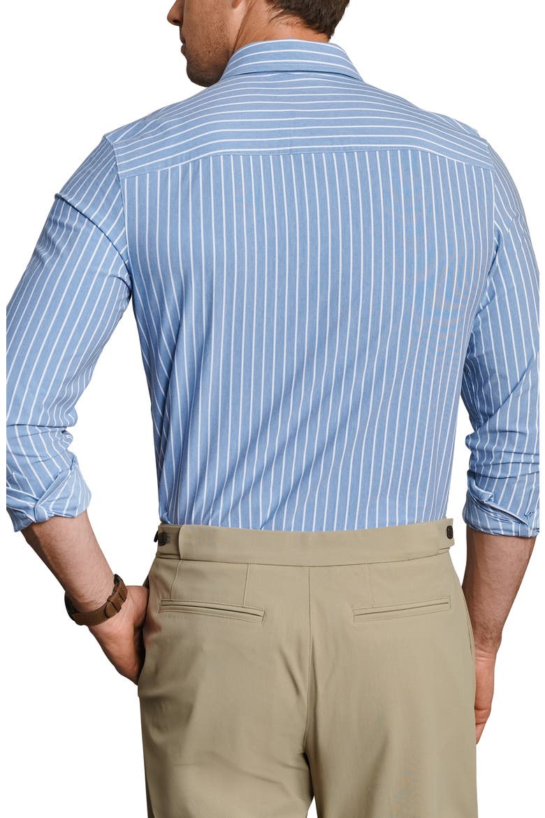 Commuter Pro Slim Fit Button-Up Shirt, Alternate, color, BLUE OXFORD STRIPE