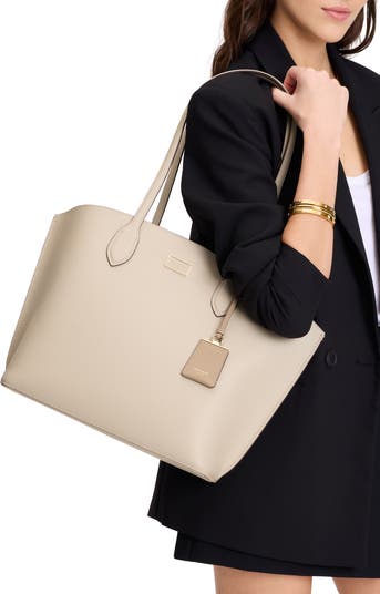 large suite leather tote