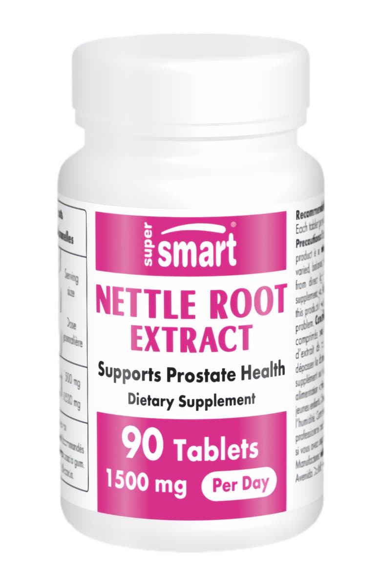 SuperSmart Nettle Root Extract 1500mg, Main, color, NO COLOR
