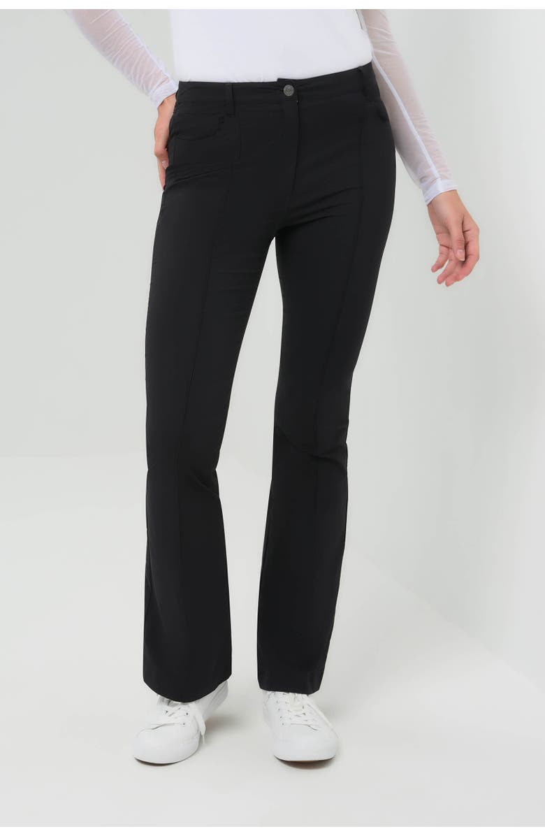 Anatomie Katya Ultralight Flare Pant with Pintucking, Main, color, Black