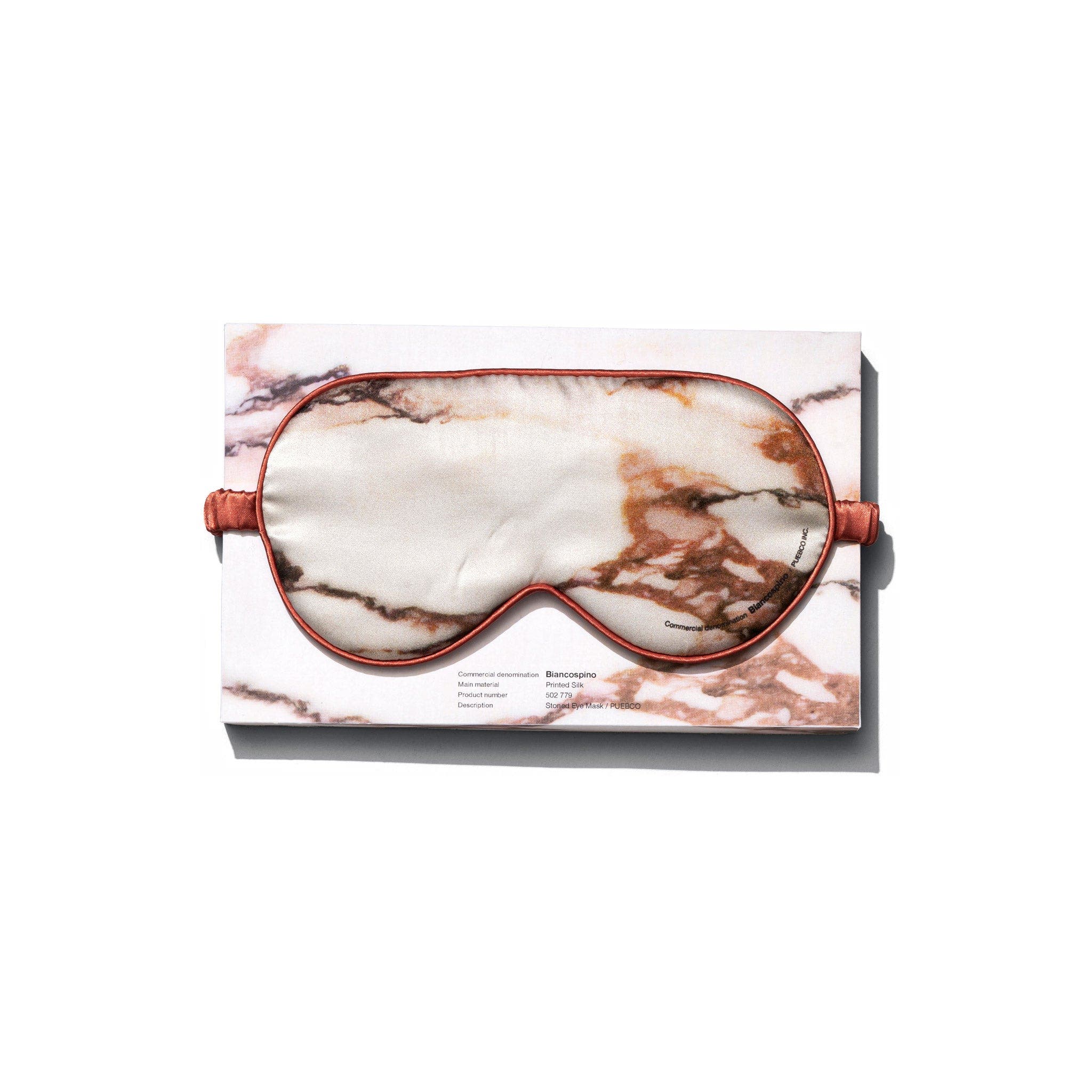 PUEBCO Stoned Eye Mask in Biancospino 