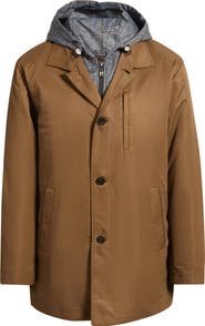 Johnston & Murphy Upton Raincoat with Removable Liner