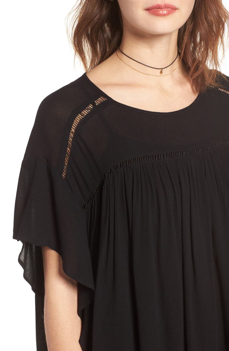 Soprano Flutter Sleeve Top, Alternate, color, 
