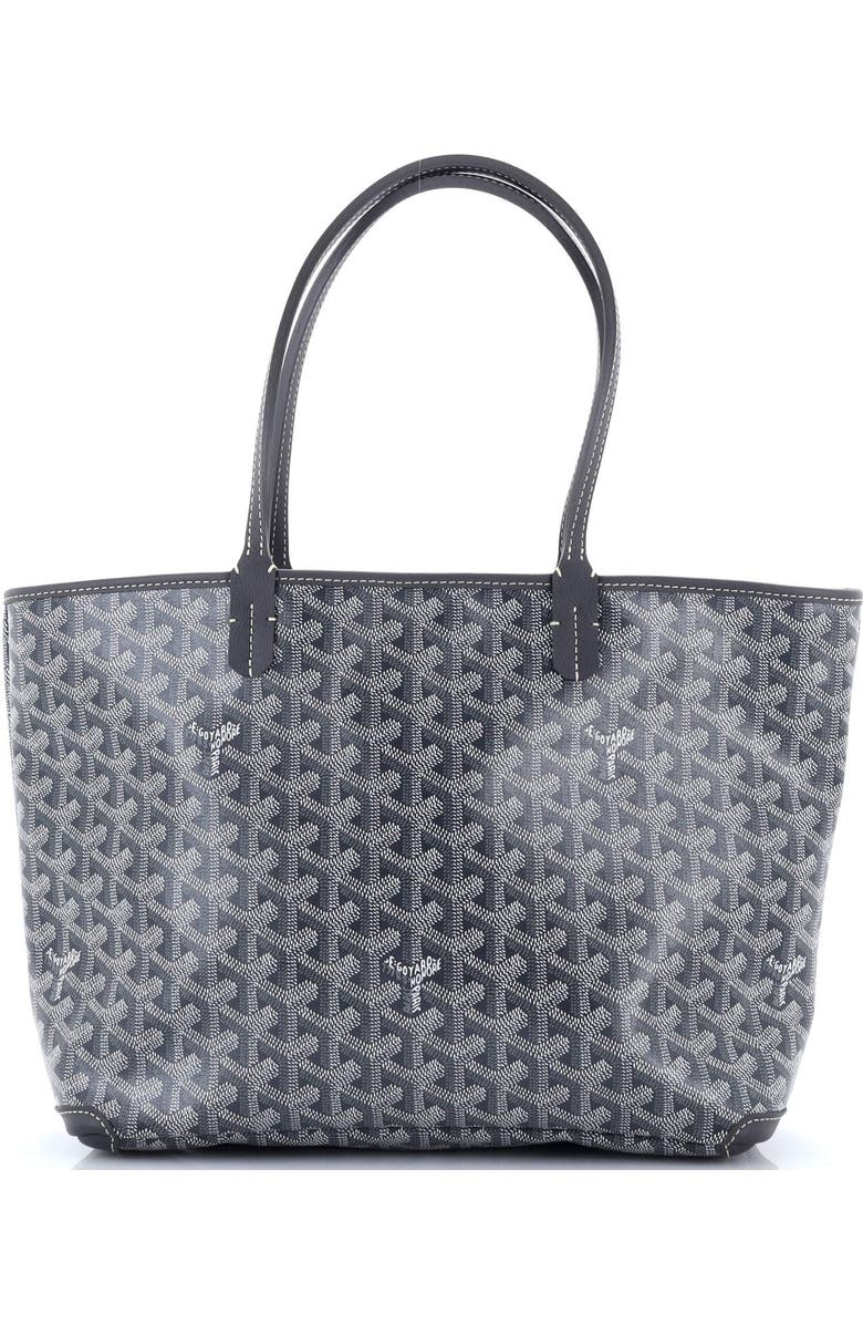 Pre-Owned Goyard Artois Tote Coated Canvas PM, Main, color, Gray