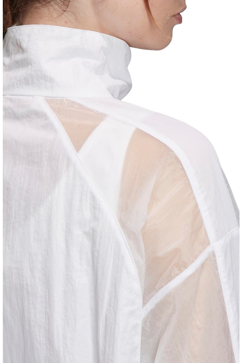 Half Zip Jacket, Alternate, color, WHITE