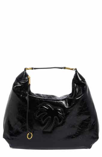 Puffy Leather Hobo Bag