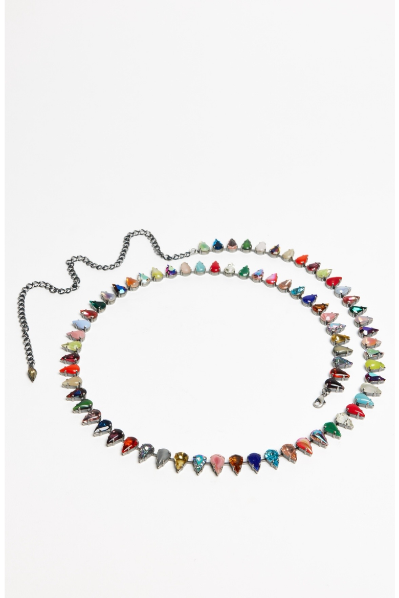 Aurora Fang Waist Chain, Main, color, Multicolor