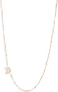 Anzie Diamond Initial Necklace