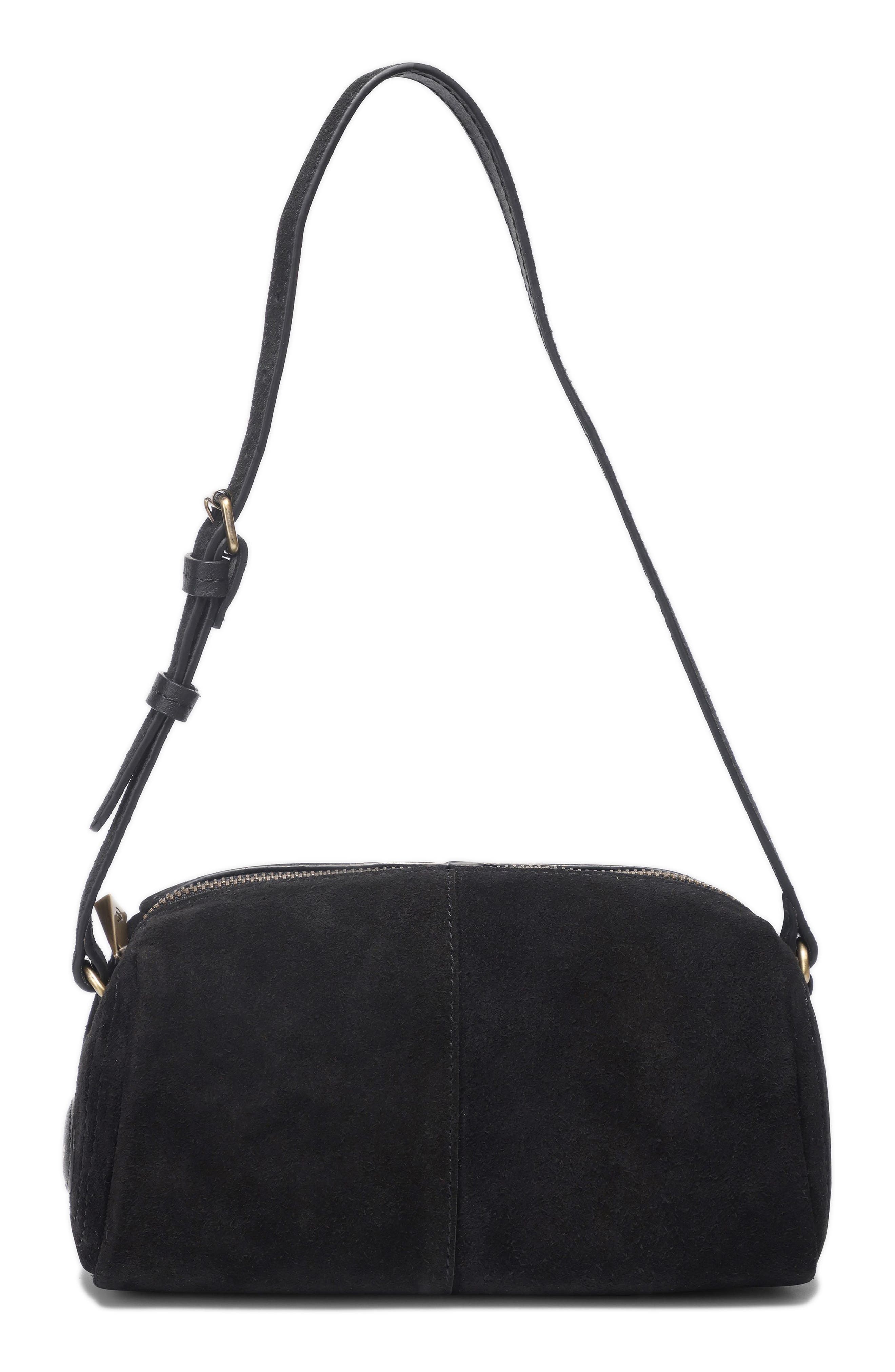 Écotorie Barrel Shoulder Bag, Main, color, Black