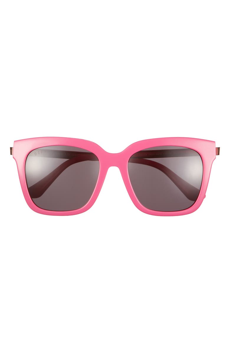 DIFF Bella 54mm Oversize Square Sunglasses, Main, color, 