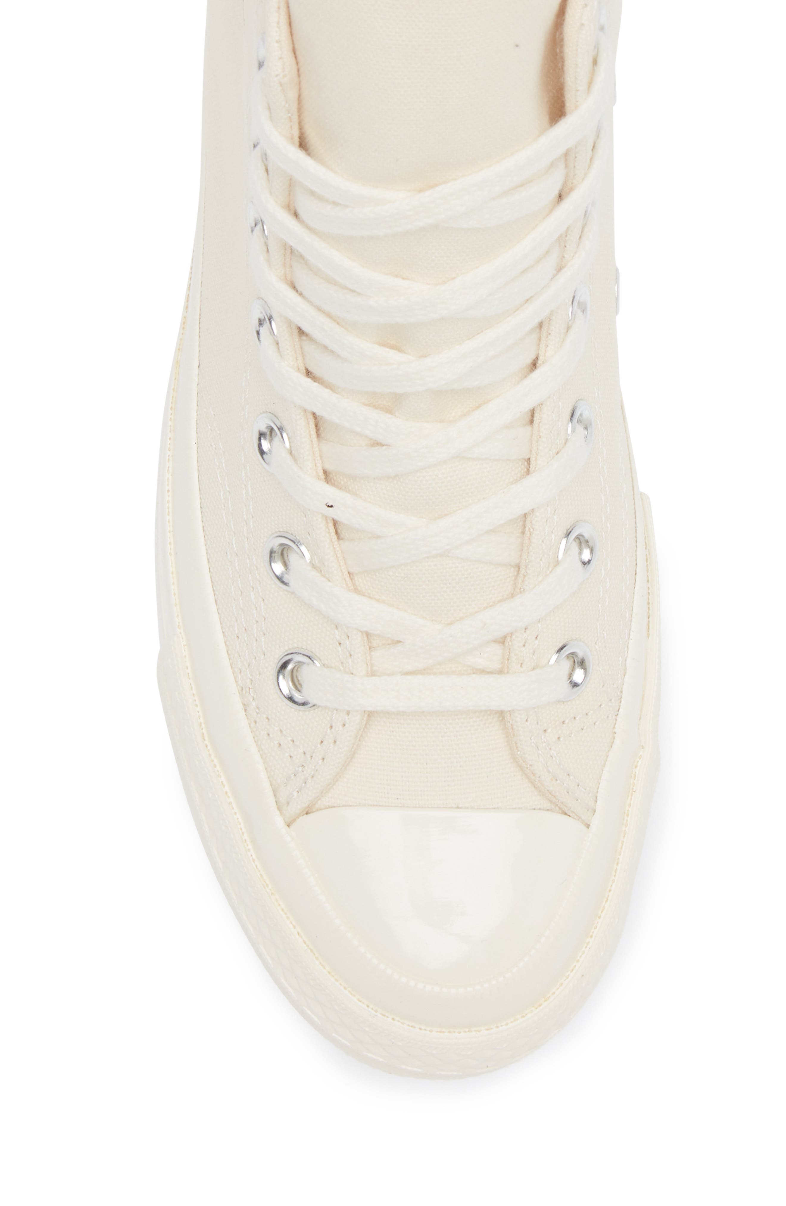 x Converse Chuck Taylor® All Star® Heart High Top Sneaker, Alternate, color, BEIGE