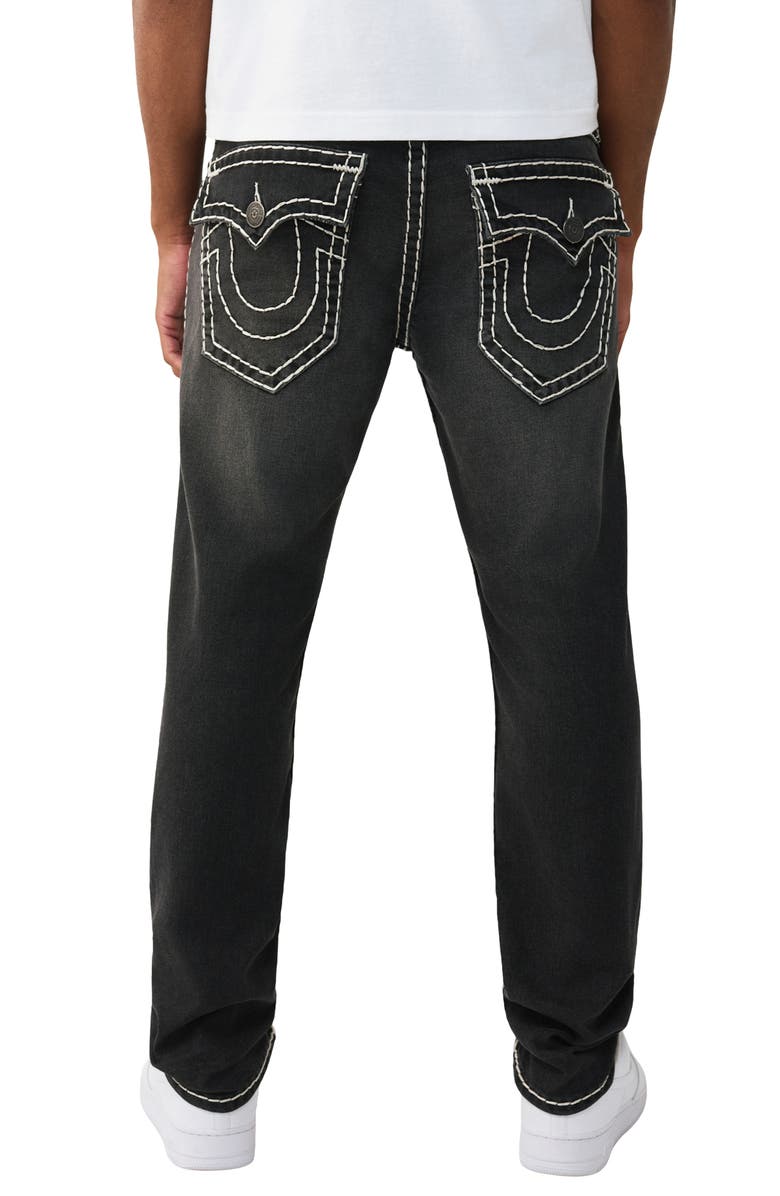 True Religion Rocco Super T Skinny Jeans, Alternate, color, Smog Overdye Black Wash