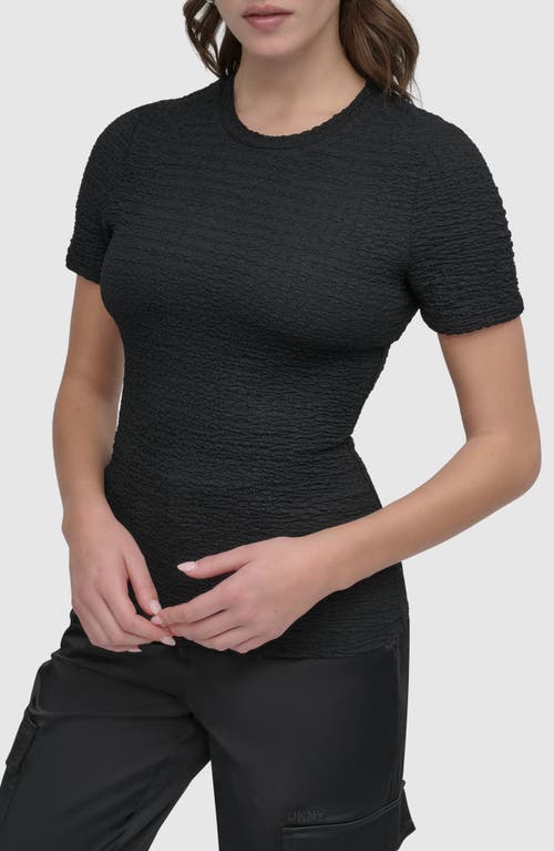 DKNY DKNY TEXTURED T-SHIRT