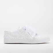 Forever & Always Shoes Belle Lace White Bridal Sneakers
