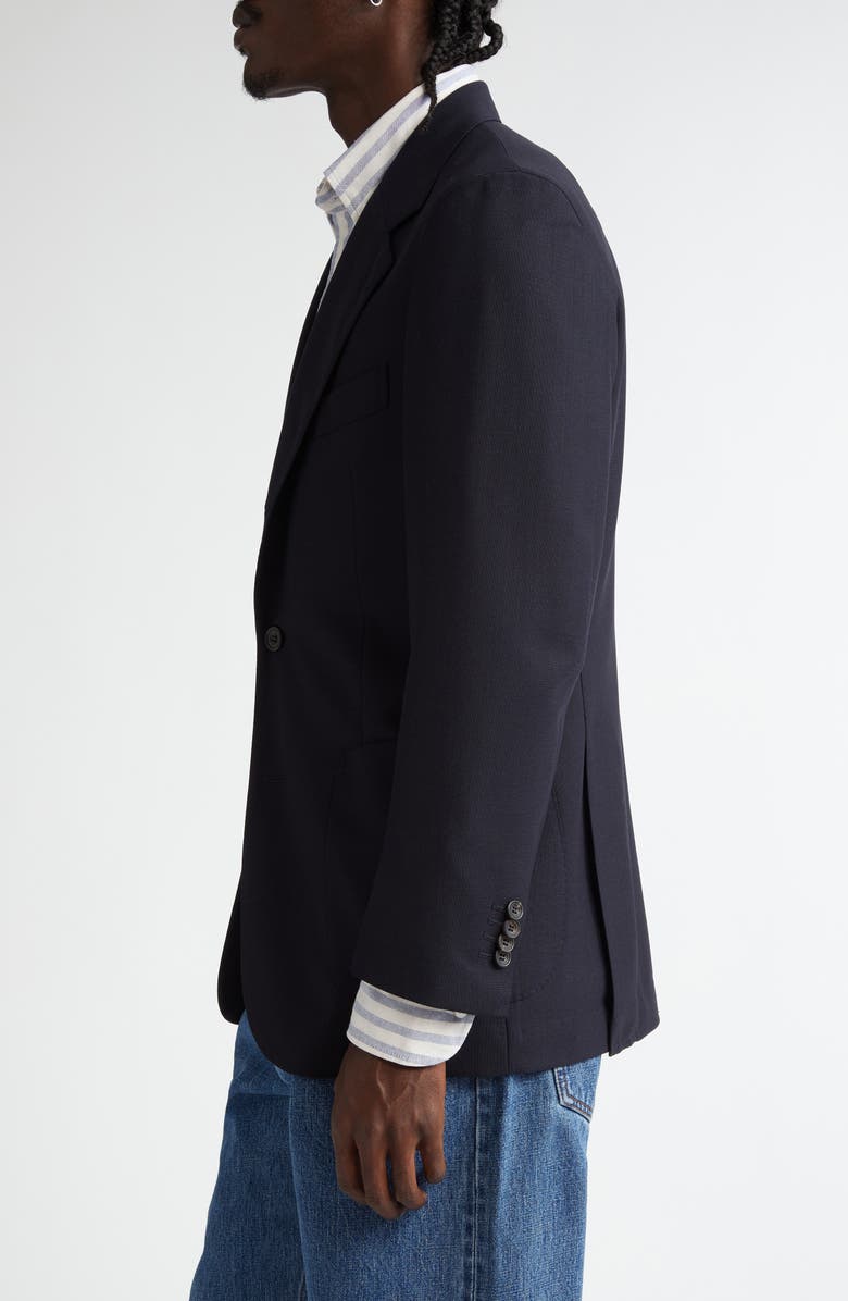 Drake's Tailored Tropical Merino Wool Sport Coat, Alternate, color, 250 Navy