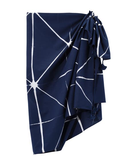 Shibori Sarong And Bag