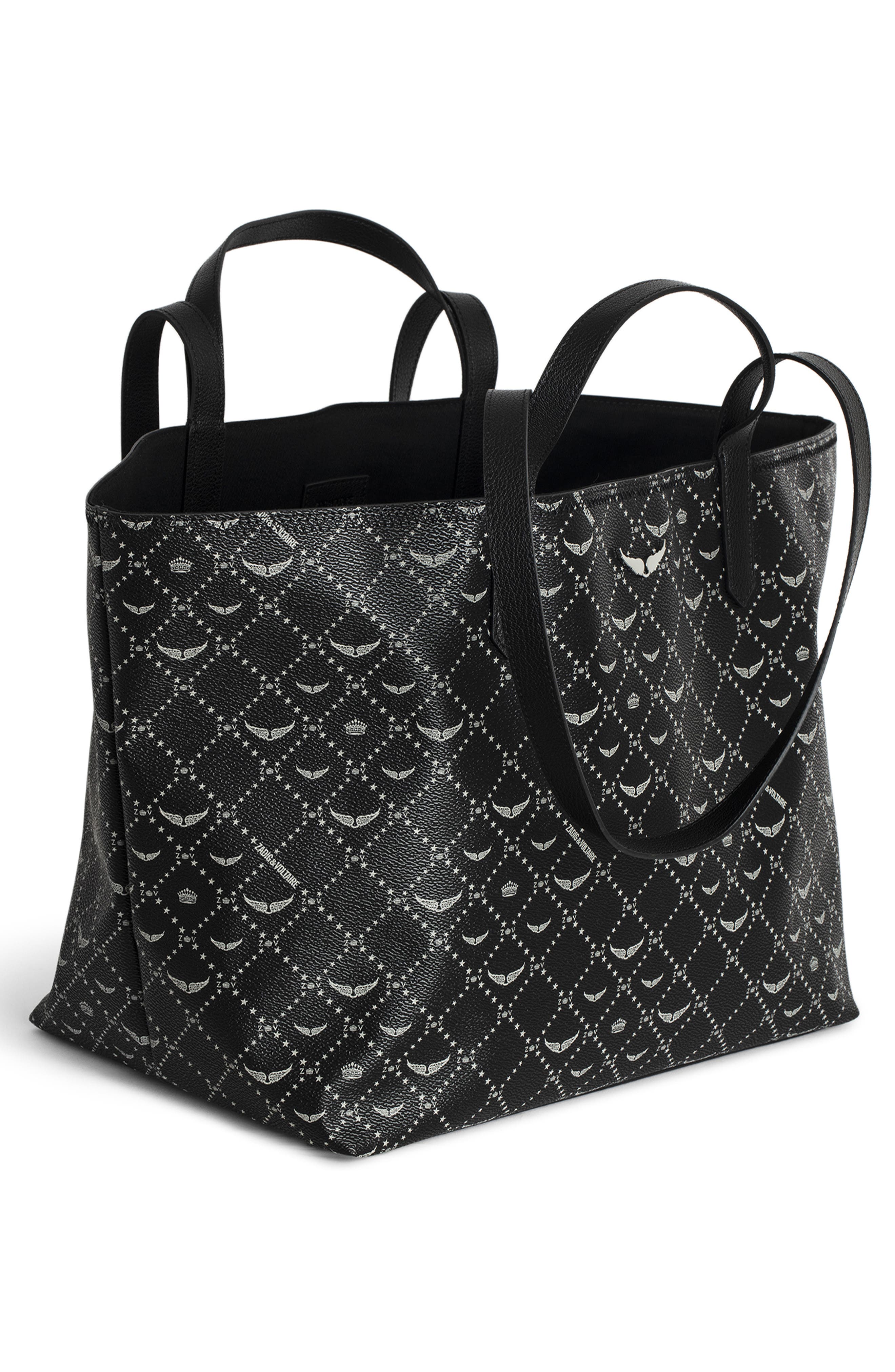 Z X-Large Monogram Shopper Tote Bag, Alternate, color, NOIR