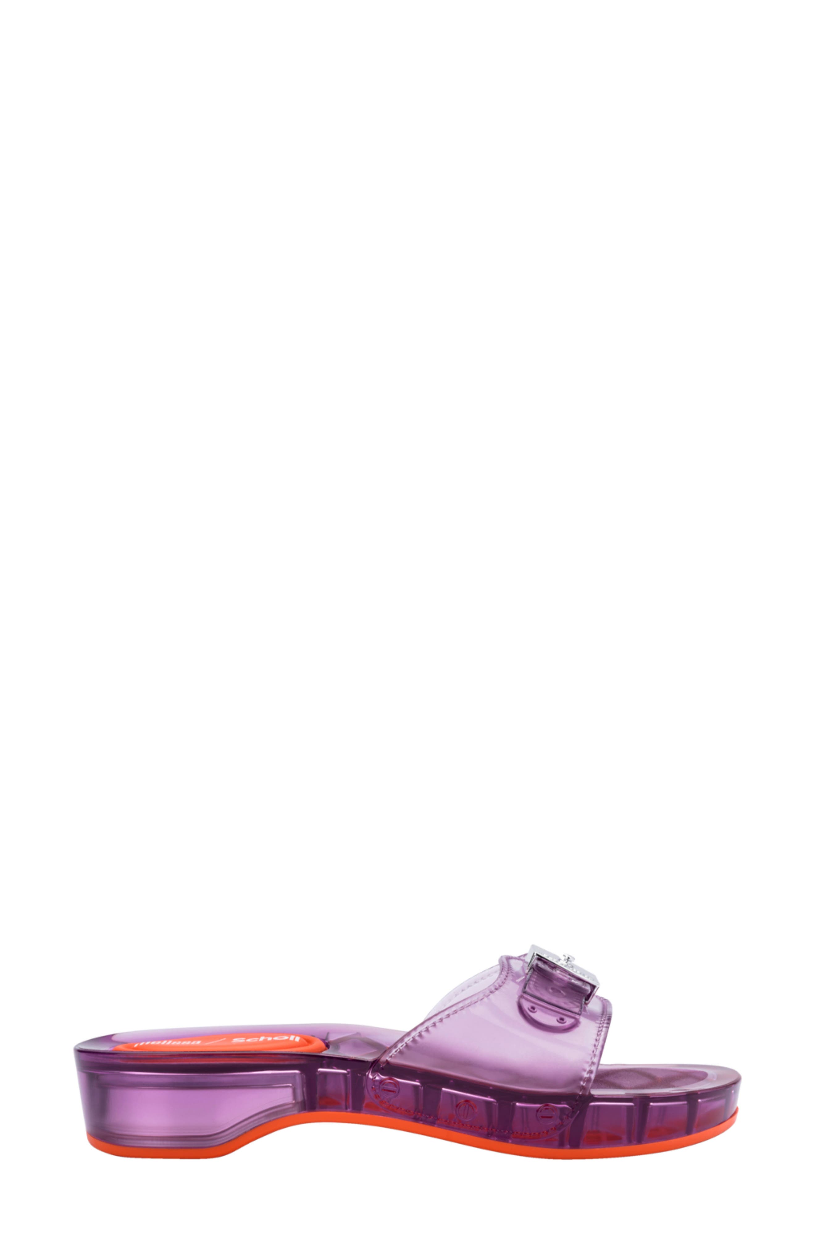x Scholl Pescura Platform Slide Sandal, Alternate, color, CLEAR LILAC