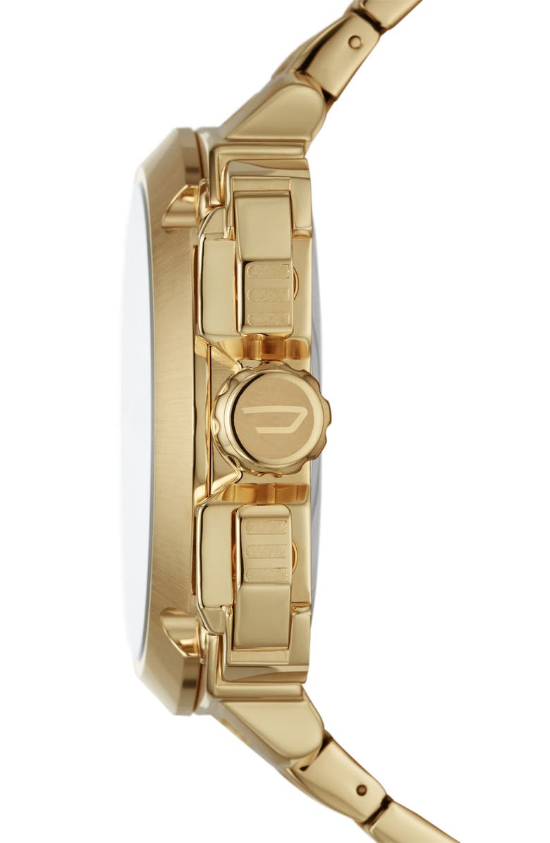 DIESEL<sup>®</sup> Men's DIESEL BAMF Chronograph Gold-Tone Bracelet Watch, 56mm, Alternate, color, 