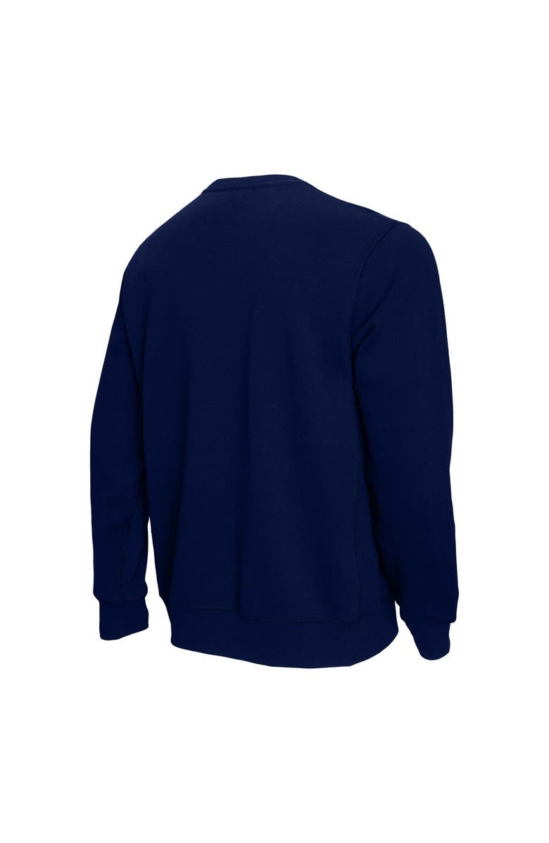 Mitchell & Ness Men's Mitchell & Ness Navy North Carolina Tar Heels Elite Script Pullover Sweatshirt, Alternate, color, Navy