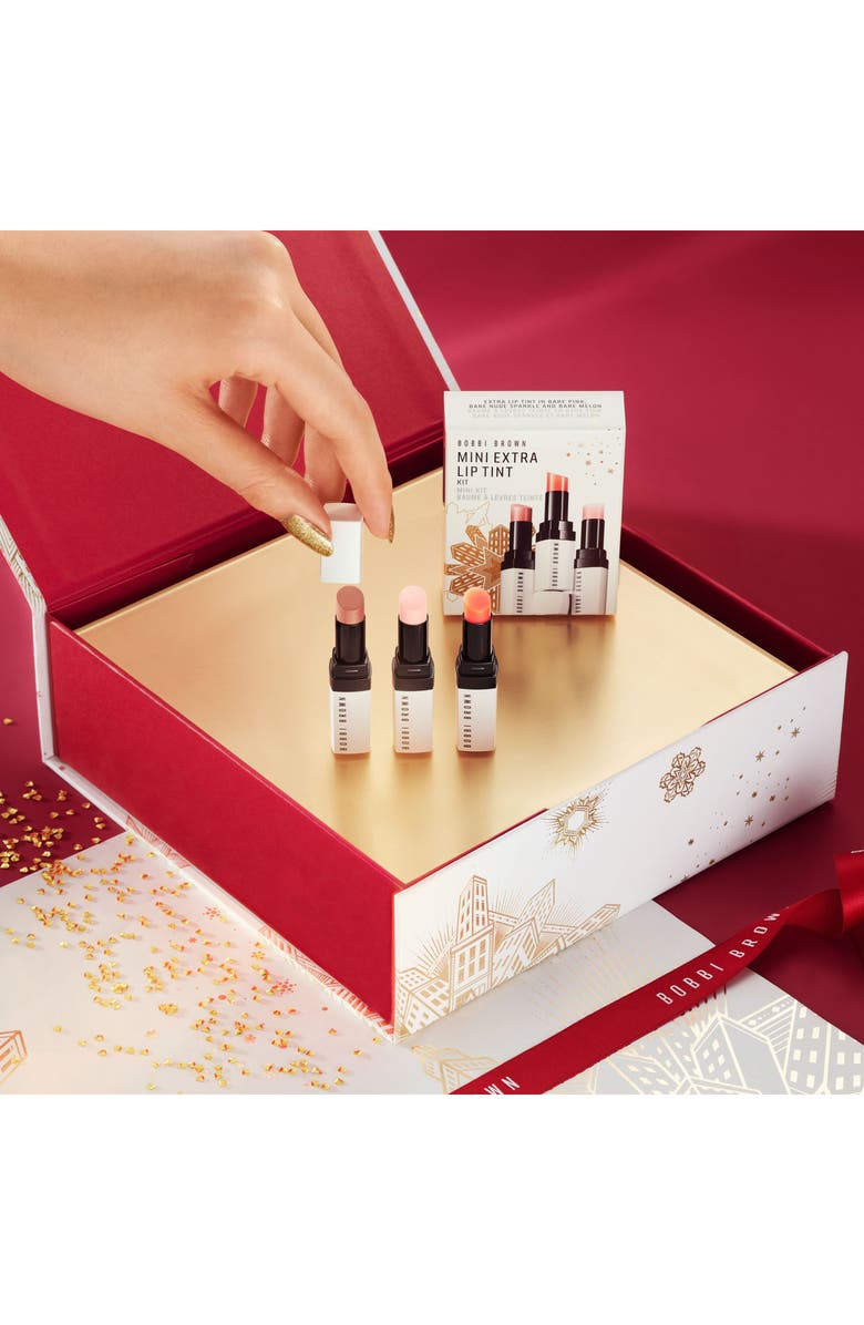 Bobbi Brown Travel Size Extra Lip Tint Sheer Tinted Lip Balm Set USD $25 Value, Alternate, color, 