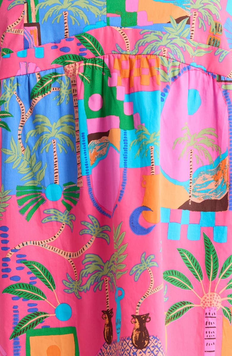 SUGARLIPS Lanus City Jerome Shift Minidress, Alternate, color, Fuchsia-Multi