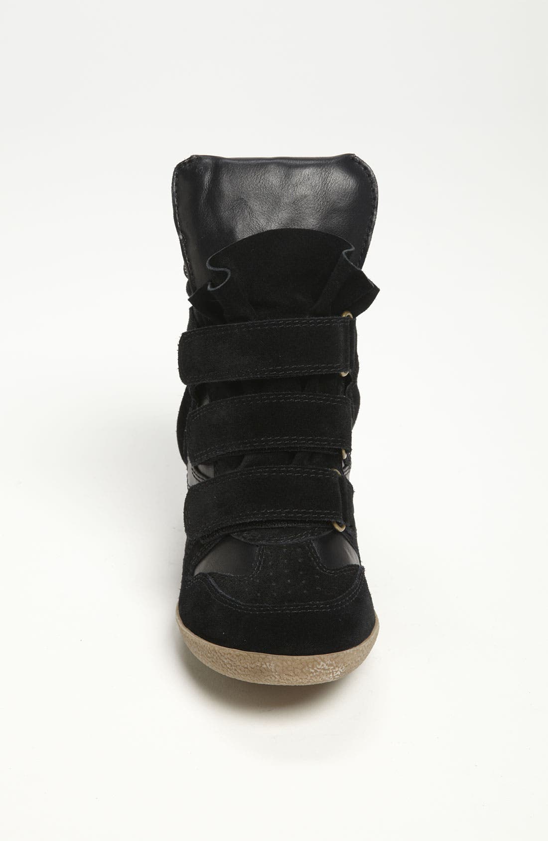 'Hilight' Wedge Sneaker, Alternate, color, BLACK