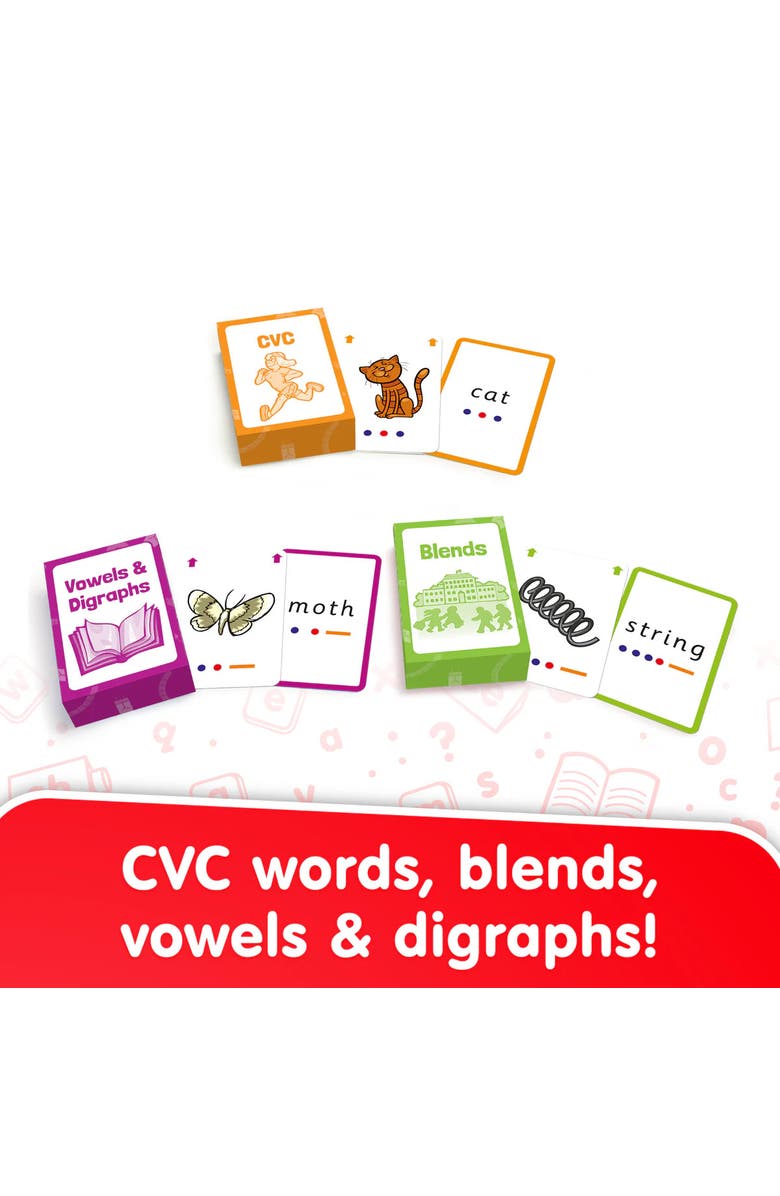 Junior Learning Decoding Flashcards, Alternate, color, Multicolored