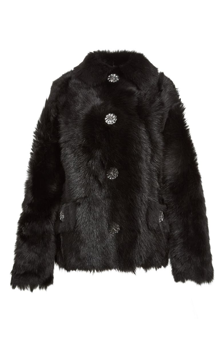 Simone Rocha Genuine Shearling Jacket, Alternate, color,