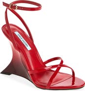 Steve Madden Layers Ankle Strap Wedge Sandal