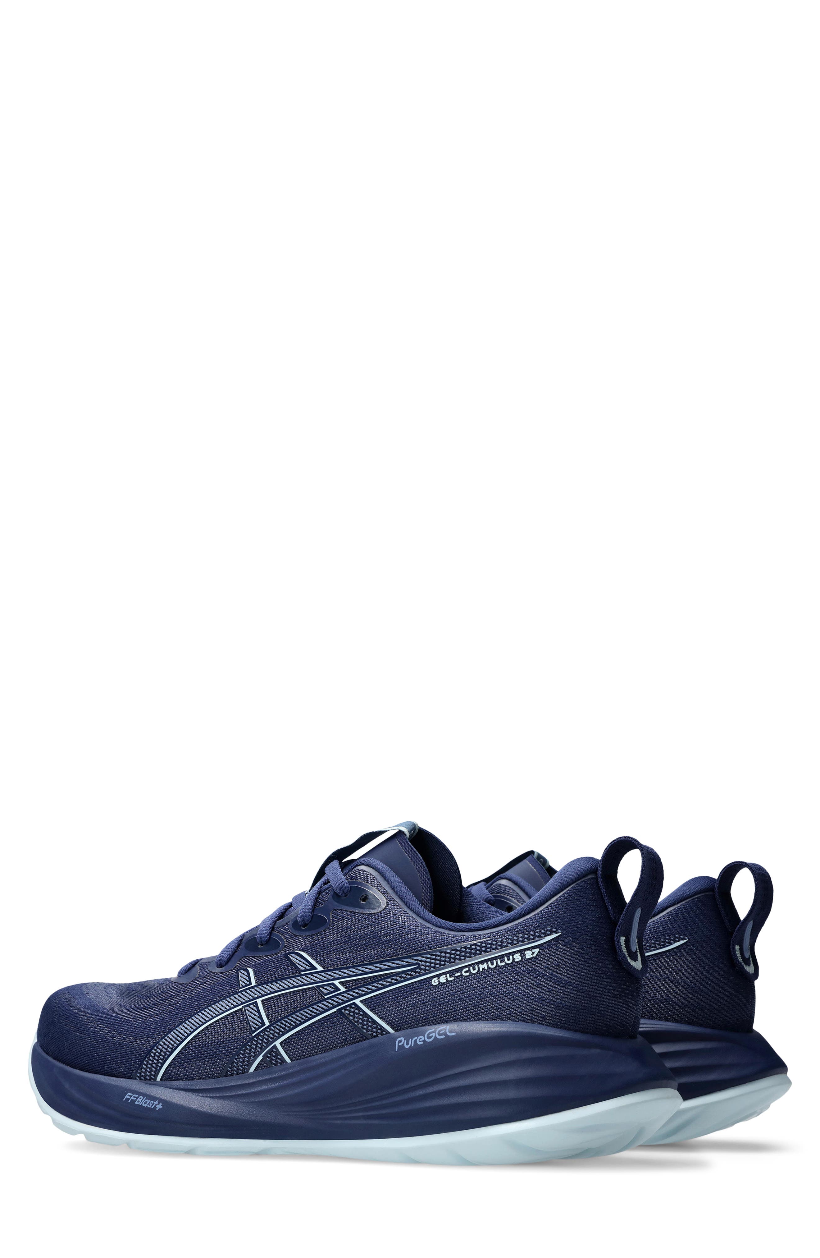GEL-CUMULUS® 27 Running Shoe, Alternate, color, INDIGO BLUE/COOL GREY