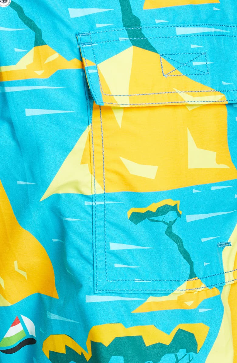 Vilebrequin Capri Swim Trunks, Alternate, color, 