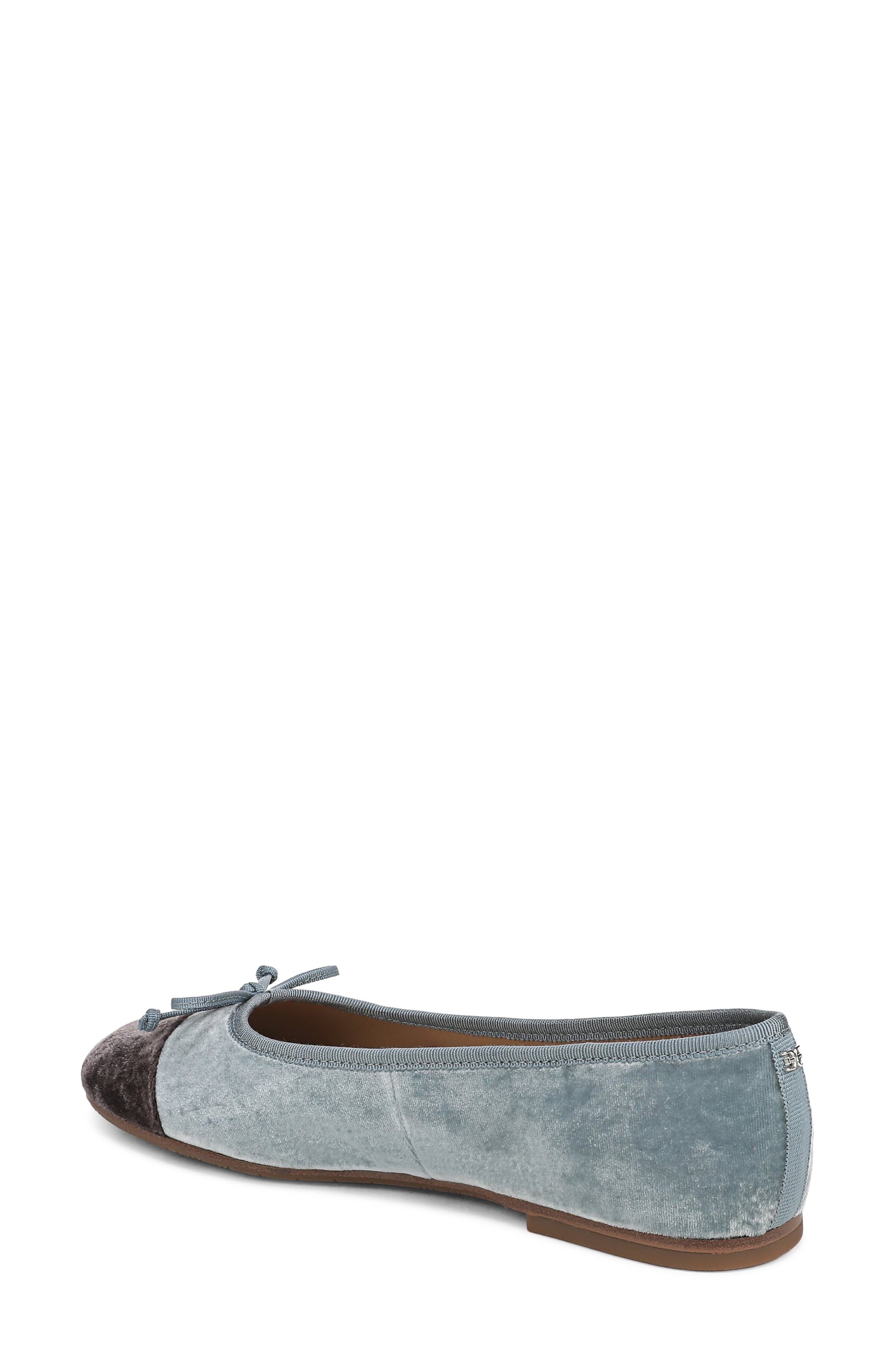Alie 2 Ballet Flat, Alternate, color, AZURE BLUE/ MINK BROWN