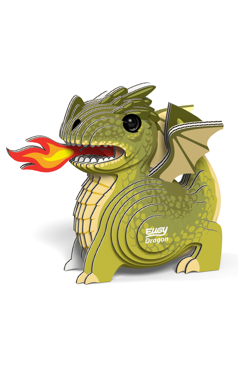 Eugy Puzzles Dragon 3D Puzzle, Alternate, color,