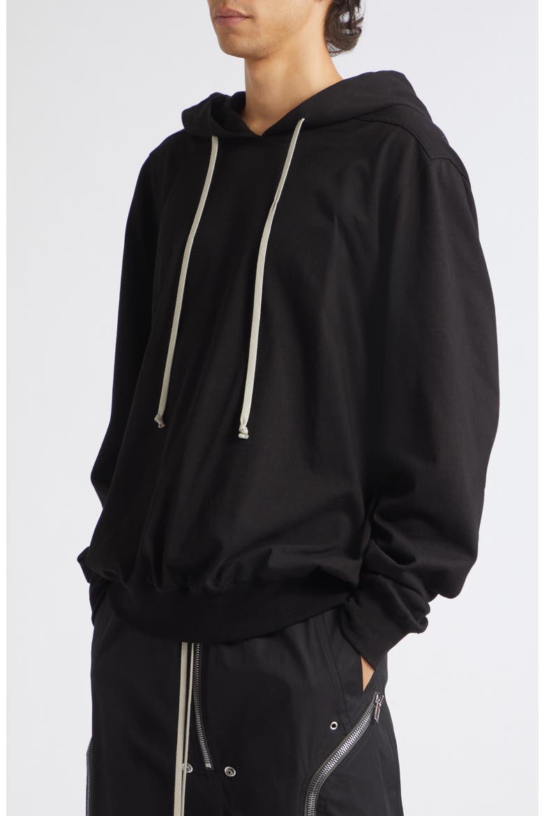 Temple Oversize Hoodie, Alternate, color, BLACK
