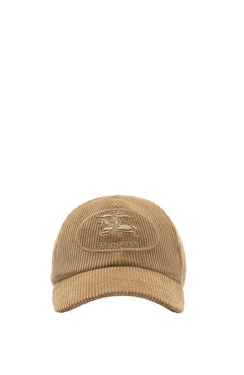 Knight Stamp Corduroy Baseball Cap