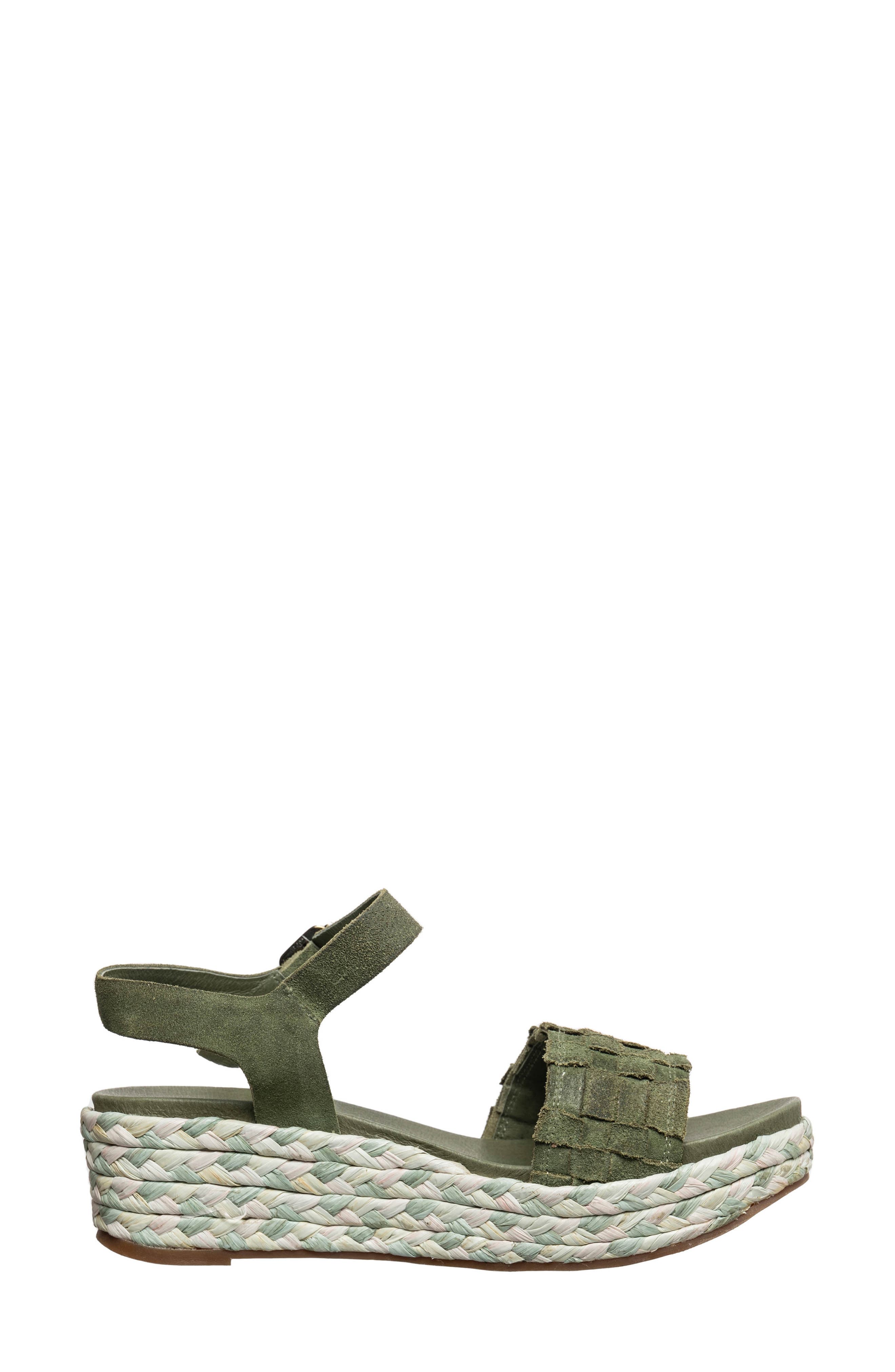 ANTELOPE Harlow Wedge Sandal, Alternate, color, Emerald
